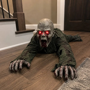 Crawling Zombie Halloween Prop