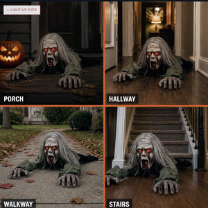 Crawling Zombie Halloween Prop