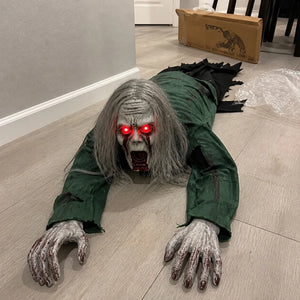 Crawling Zombie Halloween Prop